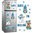 thumbnail image 2 of Christmas For Refrigerator Christmas Garage Door Magnets Large Decorations Sticker For Fridge Metal Door Santa Reindeer Holiday Magnets For Kitchen, 2 of 6