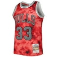 thumbnail image 2 of Men's Mitchell & Ness Scottie Pippen Red Chicago Bulls 1997/98 Galaxy Swingman Jersey, 2 of 3