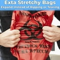 thumbnail image 3 of Mop Mob 24" Red Leakproof Biohazard Waste Bags in English/Spanish, 50 Pack, 3 of 8
