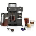 thumbnail image 2 of Ninja CFN602 Espresso & Coffee Barista System, Single-Serve Coffee & Nespresso Capsule Compatible, 12-Cup Carafe, Built-in Frother, Espresso, Cappuccino & Latte Maker, Black & Stainless Steel, 2 of 12