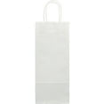 thumbnail image 2 of JAM Paper Kraft Wine Gift Bags, 5.25x3.5x13, White, All Occasion, 100/Pack, 2 of 2