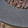 thumbnail image 4 of Noble House Chesney 32" Round Light Weight Concrete Fire Pit in Brown, 4 of 18