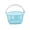 C, variant on KGJQ Storage Basket, with Thickened Handle And Hollow Design, Vertical Stripes Multi-Use Organizer for Fruits Vegetables