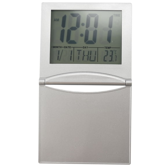 New Arrivals Mini Travel Alarm Clock, Digital LCD With Snooze Date Timer 12/24Hr
