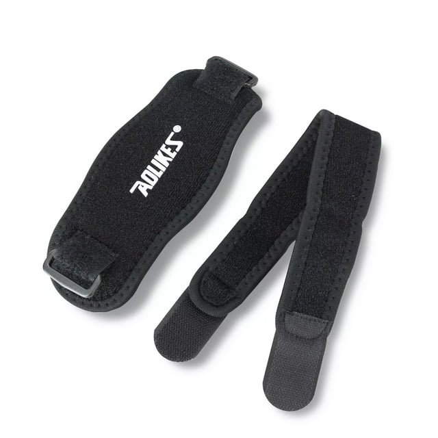 Youkk 2piece Durable Tennis Elbow Support Brace With Custom Fit Strap - Thread Through Buckle And Secure