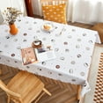 thumbnail image 3 of Nappe en Coton et Lin Anti-Plis Nappe Rectangulaire à Franges Grise, 3 of 5