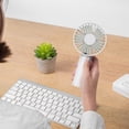 thumbnail image 4 of TopLLC Handheld Fan, Portable Small Fan With 3 Speeds, USB Rechargeable Hand Fan, Personal Fan Battery Operated, Suitable For Outdoor Indoor Commuting, Office, Travel, 4 of 6