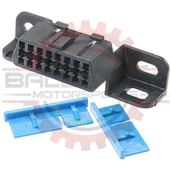 Ballenger Motorsports - OBDII Plug (Car-Side) Connector Assembly, Screw Mount with TPA
