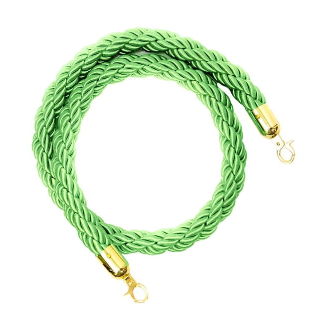 Billuyoard Rope Barriers - Heavy Duty Crowd Stanchions Control Sombras de ventana Verde 1.5 m
