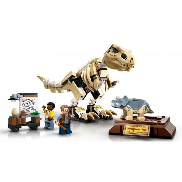 Exposition de fossiles de dinosaures LEGO T Rex 