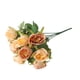 thumbnail image 2 of Ramo de rosas artificiales para San Valentín | Flores de plástico de varias cabezas atadas a mano para decoración de bodas y fiestas, 2 of 6