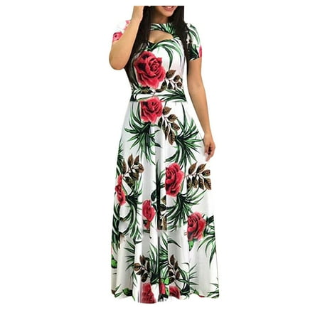 

Casual Floral Ladies Fashion Dress Sleeve Women Boho Dress Short Print Long Women s Dress Long Winter Dress Slim Women Maternity off Shoulder Dresses