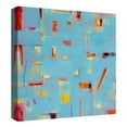 thumbnail image 4 of Masterpiece Art Gallery Frosted Window 2 Blue Abstract By Akiko Hiromoto Canvas Art Print35" x 35", 4 of 4