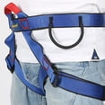 thumbnail image 2 of Sijiali Outdoor Rock Climbing Rappelling Fire Rescue Safety Belt Harness Band Safe Seat, 2 of 10