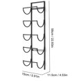 thumbnail image 4 of Wosthever Soporte de almacenamiento apilable para vino, soporte de exhibición colgante Simple decorativo multifunción, cocina, hogar, Bar, sala de estar Almacenamiento y organización del hogar Wosthever HA066452-00, 4 of 6