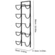 thumbnail image 5 of Matsuzay Soporte para vino, soporte de almacenamiento montado apilable de 5 capas, soporte de exhibición colgante Simple decorativo, armario de Almacenamiento y organización del hogar, 5 of 6
