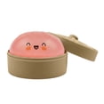 thumbnail image 4 of Jollyzo Large Dumpling Squeeze Toys with Steamer, Colorful Glitter Dumpling Stress Balls, Handmade Dumpling Stress Relief Toys, Soft Squeeze Toys for Classroom Prizes & Party Favors, 4 of 5