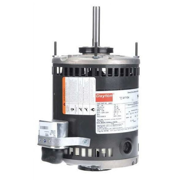 Dayton Motor,PSC,1/4 HP,1140 RPM,115V,48Y,OAO 4YY54