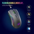 thumbnail image 4 of High Sensitivity Mouse 2.4G Mute Gaming Mouse Rechargeable 4800DPI Gaming Mechanical Mouse For Game Computer Tablet PC O, 4 of 11