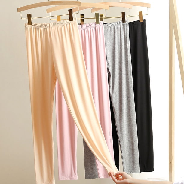 Pantalones de otoño para mujer, ropa interior fina de algodón elástico, pantalones de talla grande, deportivos, yoga, leggings cálidos para mujer