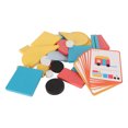 thumbnail image 3 of Rompecabezas para niños pequeños, 33 piezas, rompecabezas para niños pequeños, 8 bloques de formas, bloques de construcción multifuncionales, 3 of 14