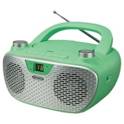 Jensen Bluetooth MP3 Boombox, Green, CD-485-GR