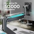 thumbnail image 5 of ONKRON Heavy Duty Monitor Arm for 17”-57” Screen, Monitor Desk Mount up to 59.4 lbs max VESA 200x200, 5 of 7