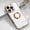 White, variant on Dteck for iPhone 16 Pro Max Ring Holder Case 360 Degree Rotation Kickstand Girly Case Shiny Plating Work with Magnetic Car Mount Slim Soft TUP Case for Women Girls, White