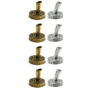 8 Pcs Quill Pen Stand Rest Adornment Vintage Accessories Wedding Table Decorations Base Metal Holder Office