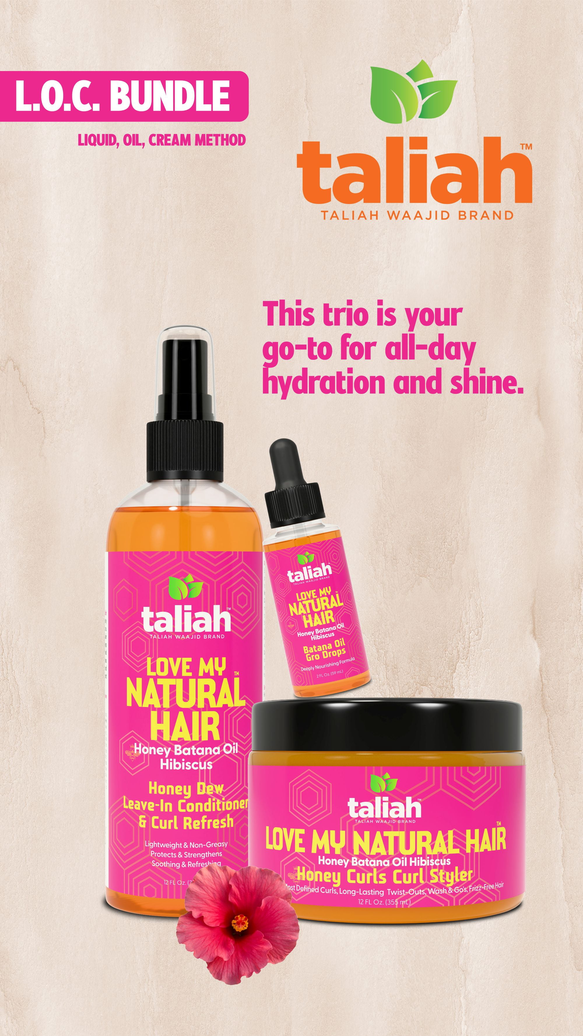 Taliah Waajid Love My Natural Hair Honey Dew Leave-In Conditioner & Curl Refresh