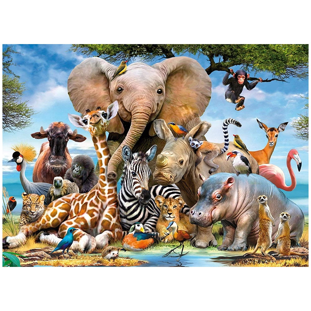 Dolphin Bay Jigsaw Puzzles 1000 Pieces Educational Puzzle Toy Decompression Game 