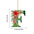 thumbnail image 2 of Adornos para árbol de Navidad, 26 letras, Navidad, acrílico, 1 adorno para árbol de Navidad, 2 of 5
