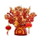 thumbnail image 3 of 2 Floreros Artificiales En Maceta Para Fiesta, Cocina, Interior, Hogar, Jarrón De Eucalipto., 3 of 9