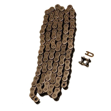 Factory Spec, FS-520-NZ, Natural 520x110 Non O-Ring Drive Chain ATV Motorcycle MX 520 Pitch 110
