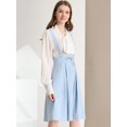 thumbnail image 2 of INSPIRE CHIC Vestido General De Cintura Elástica Con Tirantes Y Tirantes Para Mujer Azul claro XL, 2 of 6