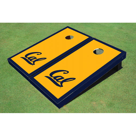 University of California Berkeley Yellow Matching Border Cornhole Boards