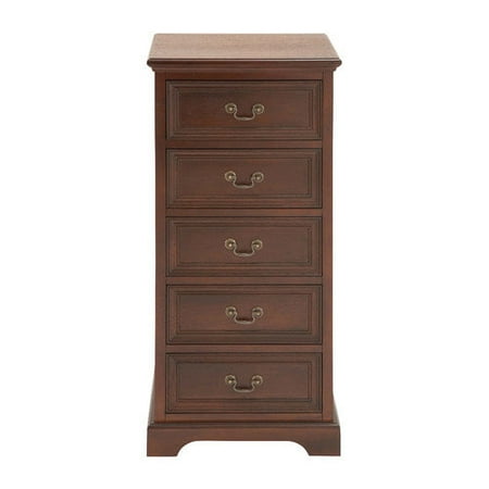 Woodland Import 96196 Wood Tall Dresser with Drawers for Added Storage Capacity