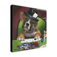 thumbnail image 4 of Trademark Fine Art 'Poker Dogs 2' Canvas Art by Jenny Newland, 4 of 4