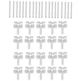 thumbnail image 1 of Soporte de ReparacióN Persianas Verticales con VáStago Kit Piezas Repuesto Blancas 20, 1 of 10