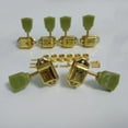 thumbnail image 6 of 3L 3R Deluxe Vintage Guitar Machine Heads Tuners Tuning Pegs 3L + 3R Gold Chrome, 6 of 13
