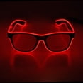 thumbnail image 1 of Lunettes de Soleil Lumineuses à LED Néon pour Fête, Halloween, 1 of 4