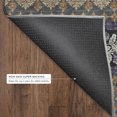 thumbnail image 6 of Addison Rugs Mayfield Premium Machine Washable Transitional Stripes Plum Rectangle Rug, 9' x 12', 6 of 8