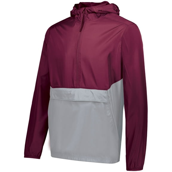Holloway Sportswear S Pack Pullover Maroon/Athletic Grey 229534
