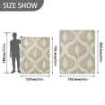 thumbnail image 6 of Yayeee Throw Blanket for Couch Soft Warm 50" x 60" Sofa Chair Bed Decoration, Light Brown Pattern, 6 of 7