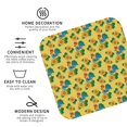 thumbnail image 3 of Honeii Roosters And Sunflowers Print Leather Coaster Set of 4, Ideal for Safeguarding Your Furniture from Drinks Spills and Effortless Cleanup-Square, 3 of 6