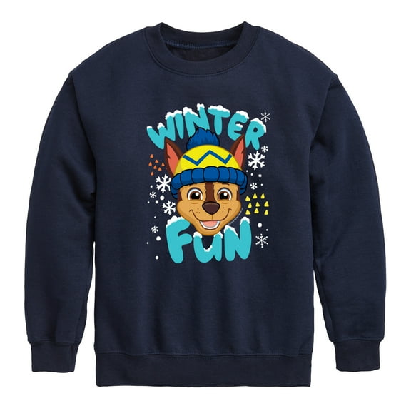 Paw Patrol - Keeping Our Cool - Toddler And Youth Crewneck Fleece Sweatshirt