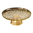 thumbnail image 1 of Frutero con base, cuenco para alimentos, recipiente de almacenamiento, cuenco decorativo para el hogar Oro, 1 of 9