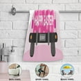 thumbnail image 5 of Dreamtimes Truck Bunny Egg Carrot Hand Towels 2 PCS, Pink Happy Easter Kitchen Towel Ultra Soft and Highly Absorbent,Decorative Fingertip Face Towel for Bathroom Hotel, 28.3"x14.4", 5 of 6