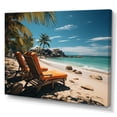 thumbnail image 2 of Designart "Dreaming of the Tropical Beach II" Nautical & Beach Wall Art Print, 2 of 5