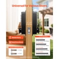 thumbnail image 3 of VEVOR Mechanical Keyless Entry Door Lock, 2.0 Code Upgrade, 4-7 Digits Code, Double-Sided Push Button Combination Mechanical Keypad Door Knob, Auto Locking, for Indoor or Outdoor, Oil-Rubbed Bronze, 3 of 9